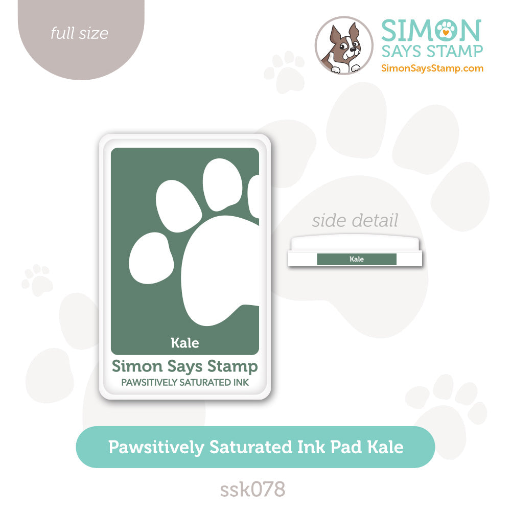 Simon Says Stamp Pawsitively Saturated Ink Pad Kale ssk078 All The Joy