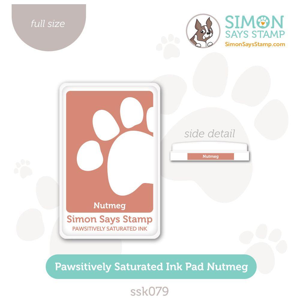 Simon Says Stamp Pawsitively Saturated Ink Pad Nutmeg ssk079 All The Joy