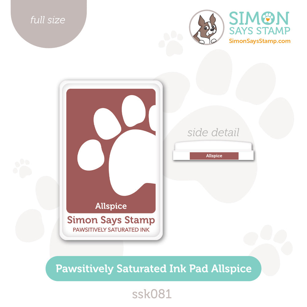 Simon Says Stamp Pawsitively Saturated Ink Pad Allspice ssk081 All The Joy
