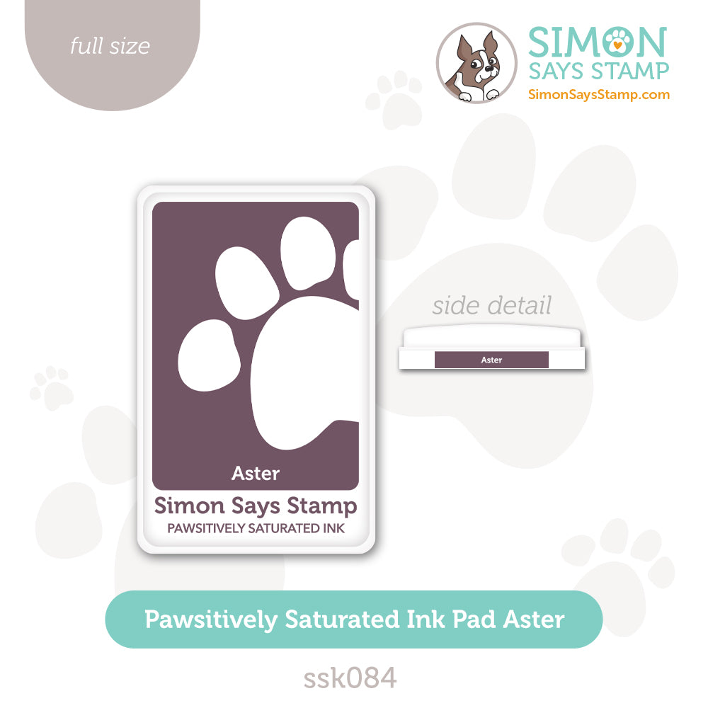 Simon Says Stamp Pawsitively Saturated Ink Pad Aster ssk084 Diecember