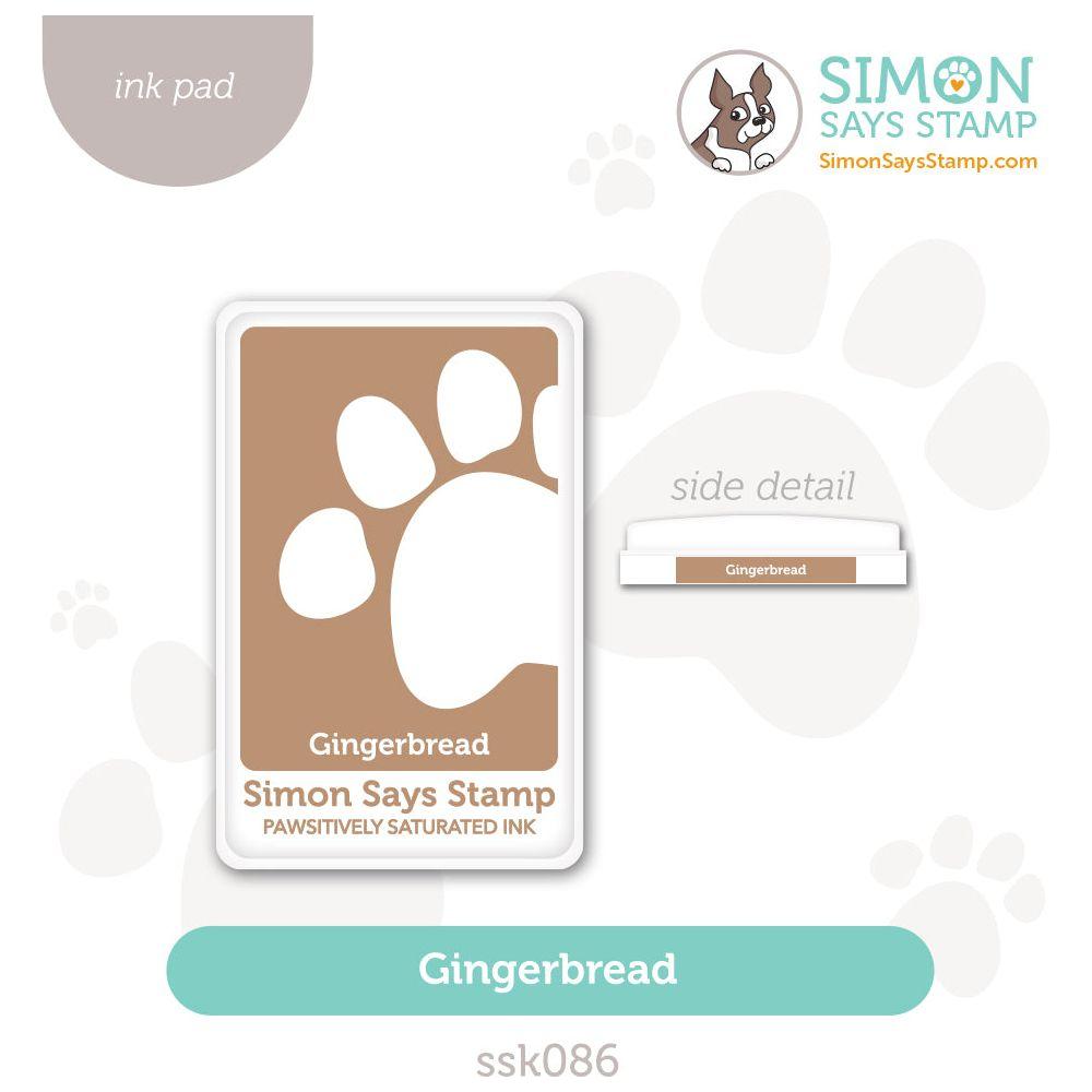 Simon Says Stamp Pawsitively Saturated Ink Pad Gingerbread ssk086 Festive Fun