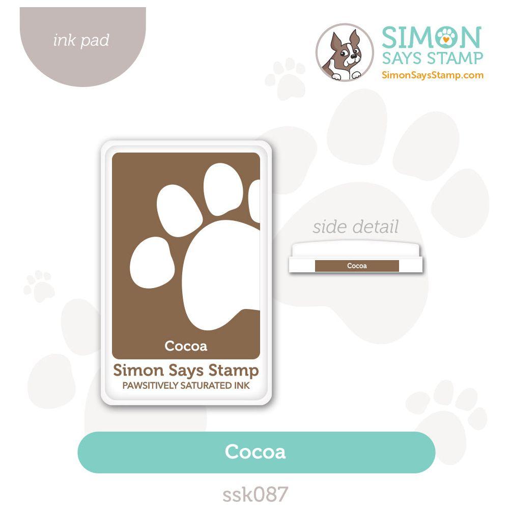 Simon Says Stamp Pawsitively Saturated Ink Pad Cocoa ssk087 Festive Fun
