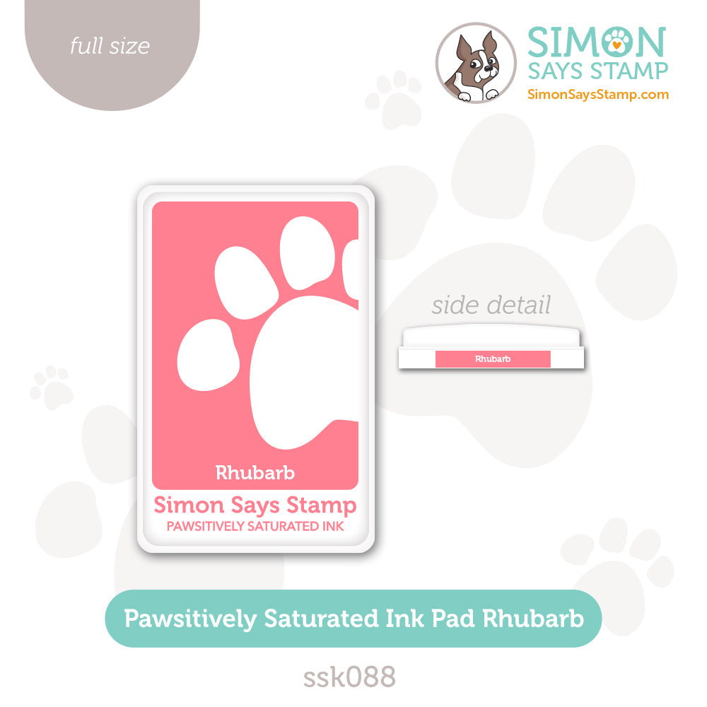 Simon Says Stamp Pawsitively Saturated Ink Pad Rhubarb ssk088