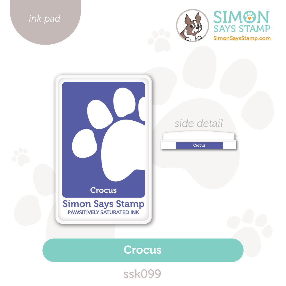 Simon Says Stamp Pawsitively Saturated Ink Pad Crocus ssk099 STAMPtember