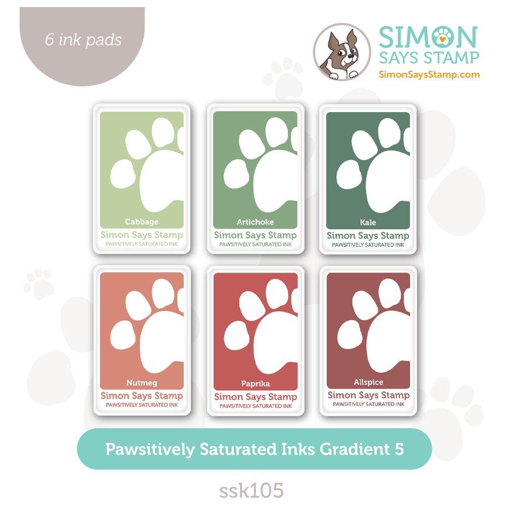 Simon Says Stamp Pawsitively Saturated Ink Set Gradient 5