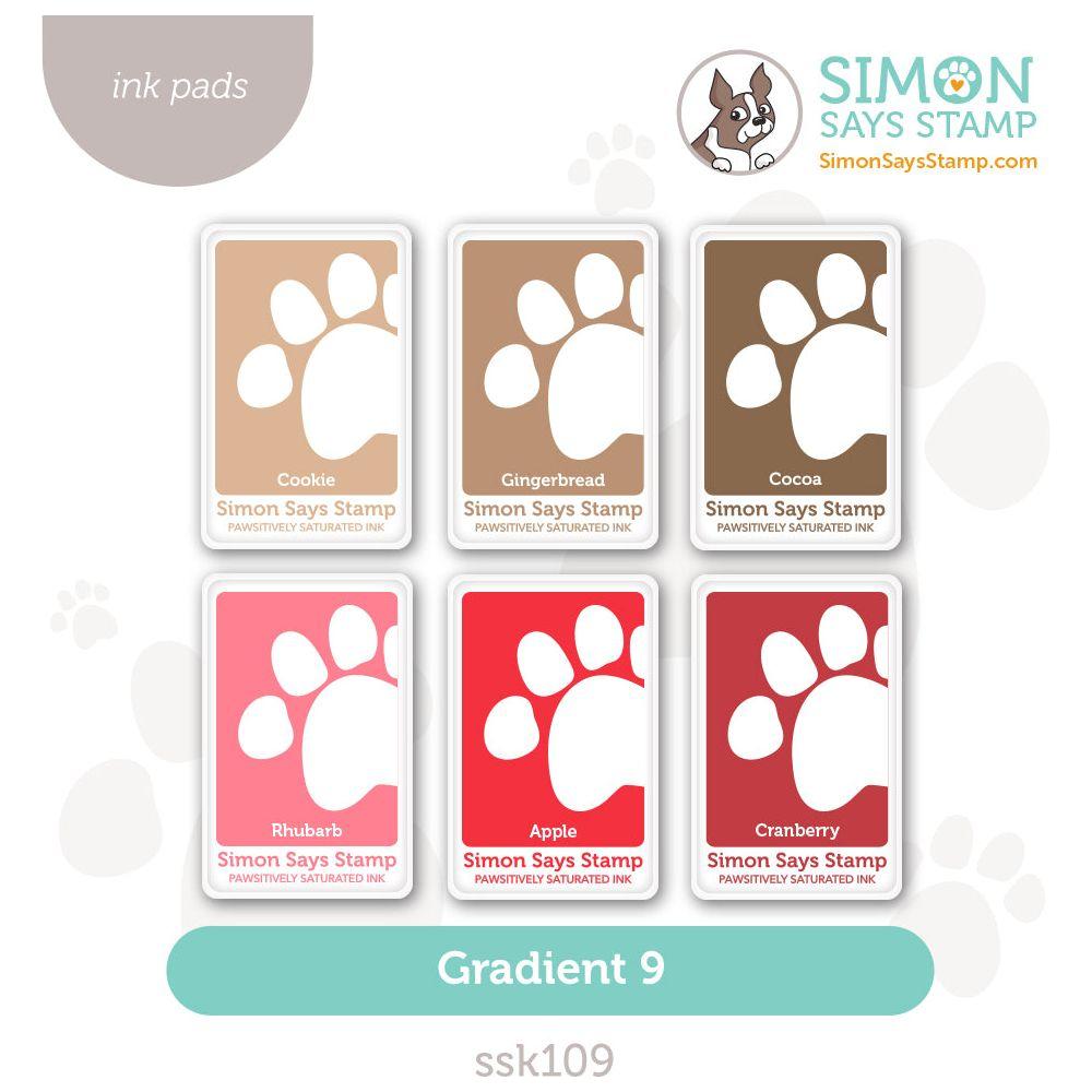 Simon Says Stamp Pawsitively Saturated Ink Set Gradient 9