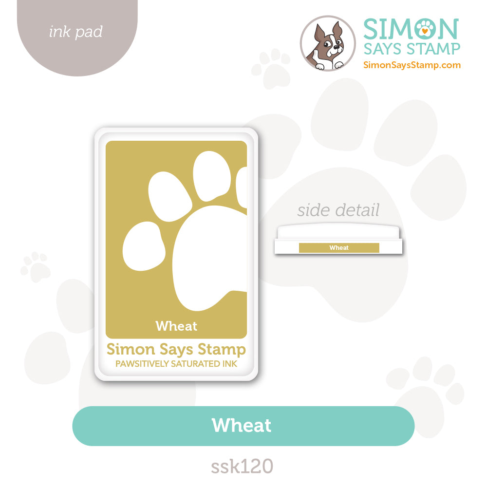 Simon Says Stamp Pawsitively Saturated Ink Pad Wheat ssk120 Heart to Heart