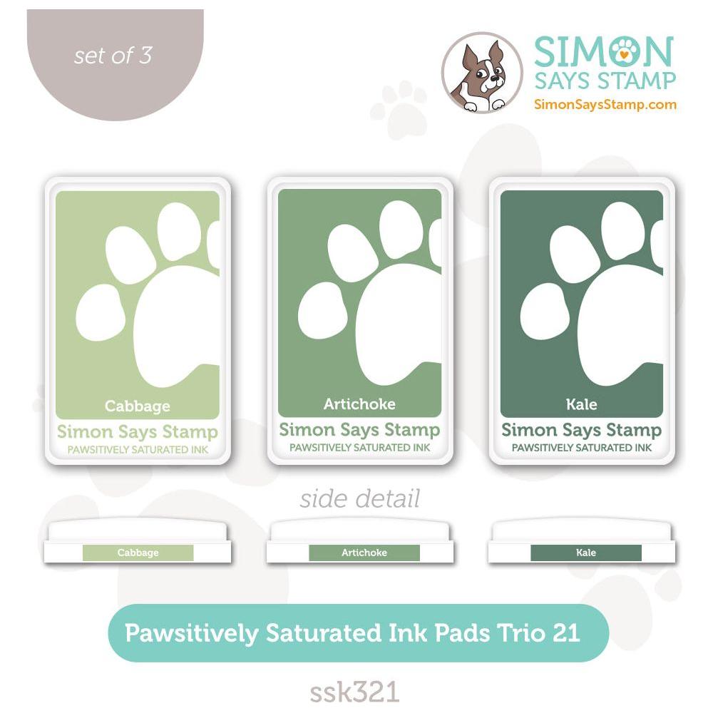 Simon Says Stamp Pawsitively Saturated Ink Trio 21 ssk321 All The Joy