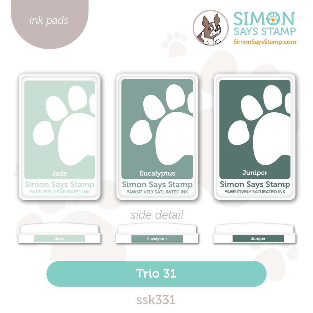 Simon Says Stamp Pawsitively Saturated Ink Trio 31 ssk331 Friend Like You