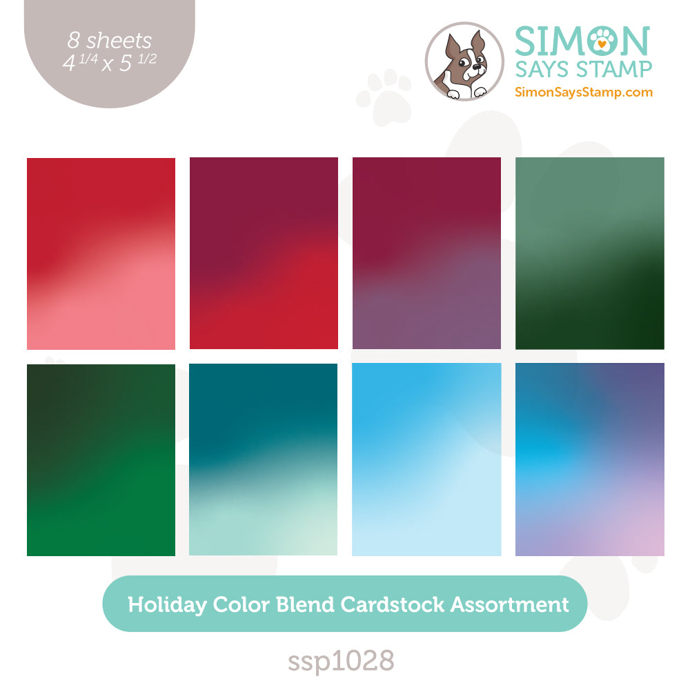 Simon Says Stamp Holiday Color Blend Cardstock Assortment ssp1028 All