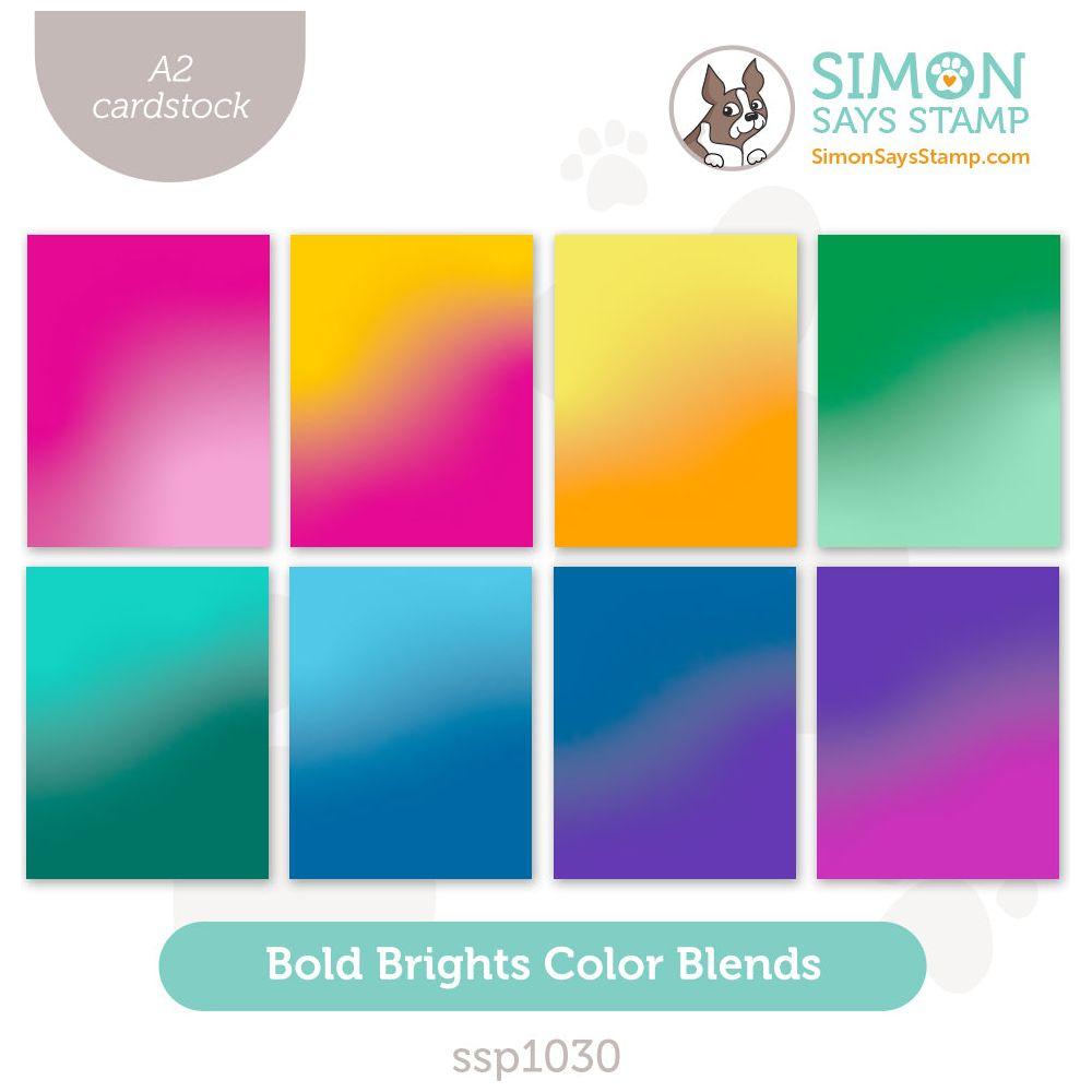 Simon Says Stamp Bold Brights Color Blend Cardstock Assortment ssp1030
