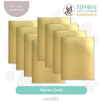 Simon Says Stamp 8 Sheets Cardstock Matte Gold ssp1035 Sweet Wishes