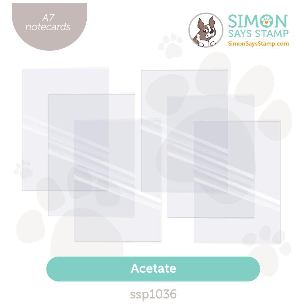Simon Says Stamp Clear Acetate A7 Cards Simon Says Stamp Clear Acetate A7 Cards