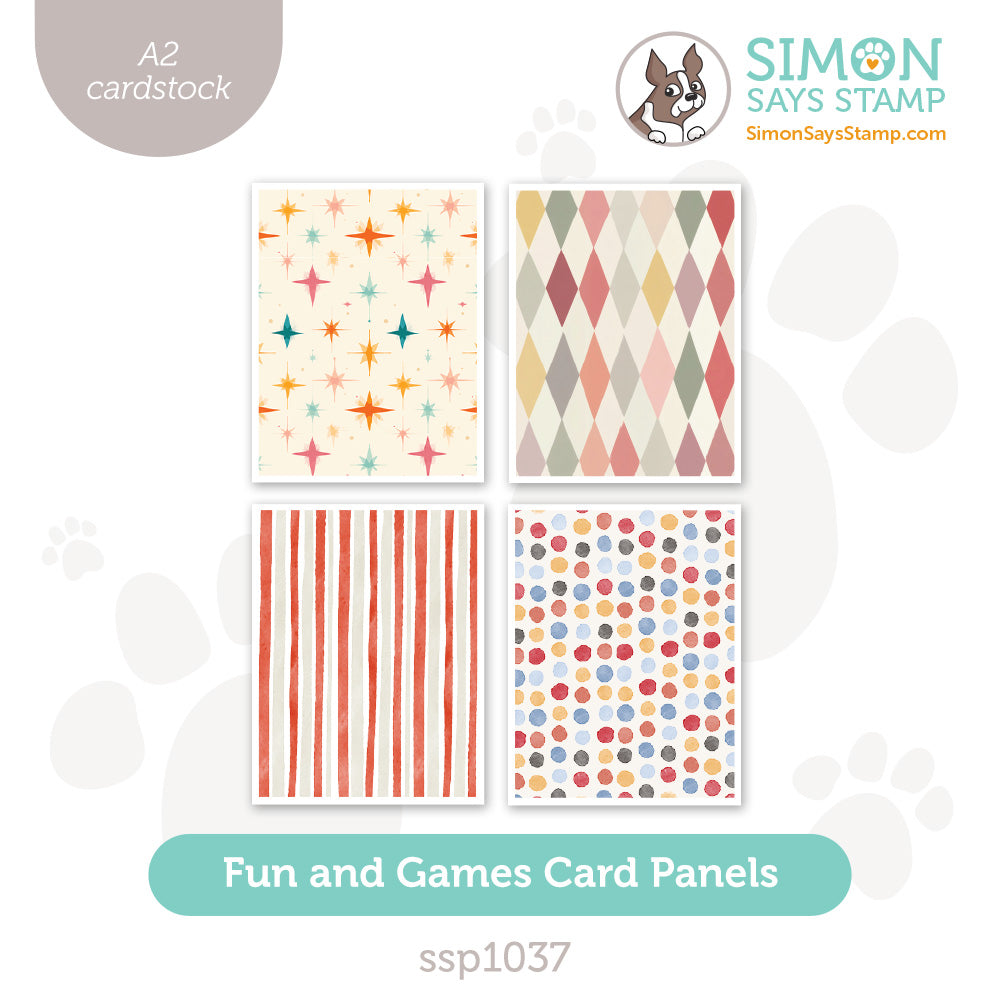 Simon Says Stamp Fun And Games Card Panels ssp1037