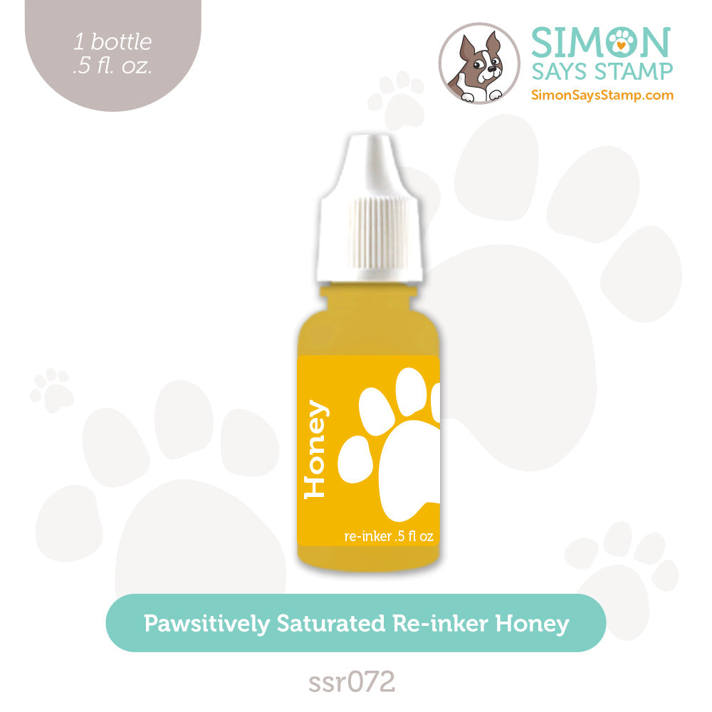 Simon Says Stamp Pawsitively Saturated Re-Inker Honey ssr072 Splendor
