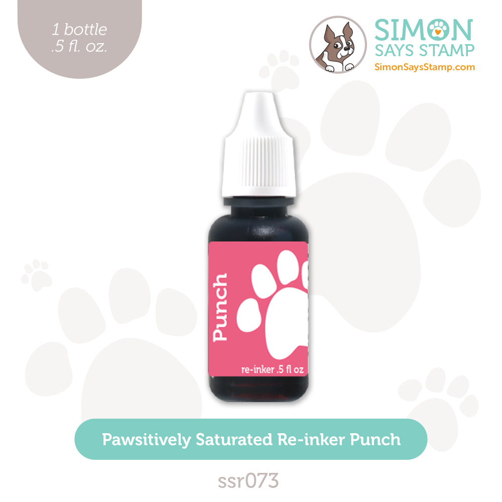 Simon Says Stamp Pawsitively Saturated Re-Inker Punch ssr073 Diecember