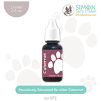 Simon Says Stamp Pawsitively Saturated Re-Inker Cabernet ssr075 Diecember