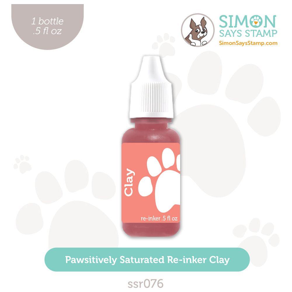 Simon Says Stamp Pawsitively Saturated Re-Inker Clay ssr076 Be Bold