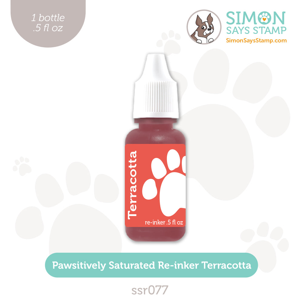 Simon Says Stamp Pawsitively Saturated Re-Inker Terracotta ssr077 Be Bold