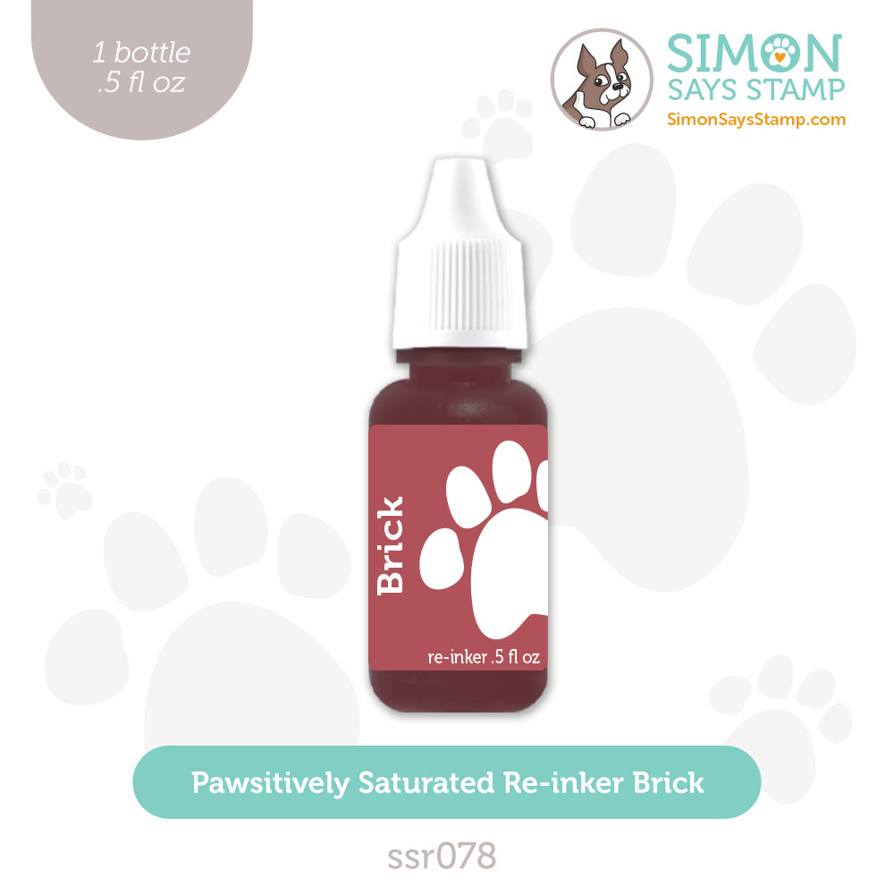 Simon Says Stamp Pawsitively Saturated Re-Inker Brick ssr078 Be Bold