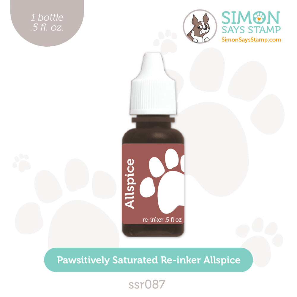 Simon Says Stamp Pawsitively Saturated Re-Inker Allspice ssr087