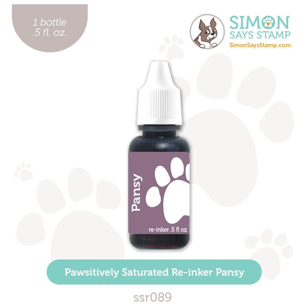 Simon Says Stamp Pawsitively Saturated Re-Inker Pansy ssr089 Diecember