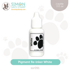 Simon Says Stamp White Pigment Re-inker ssr091 Stamptember