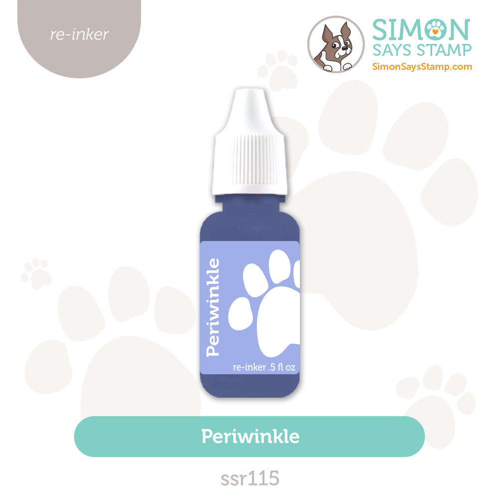 Simon Says Stamp Pawsitively Saturated Re-inker Periwinkle ssr115 STAMPtember