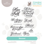 Simon Says Clear Stamps BLESSED SSS101370