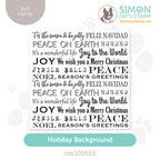 Simon Says Clear Stamp HOLIDAY BACKGROUND SSS101653