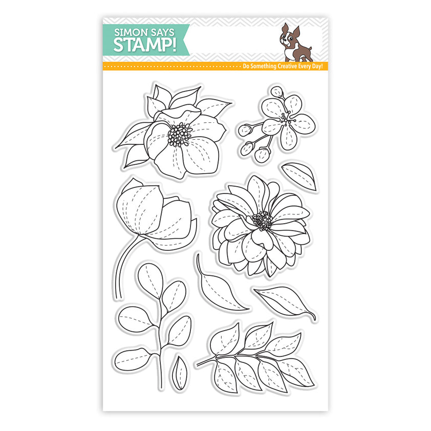Simon Says Clear Stamps EVEN MORE Beautiful FLOWERS sss101814 * – Simon ...