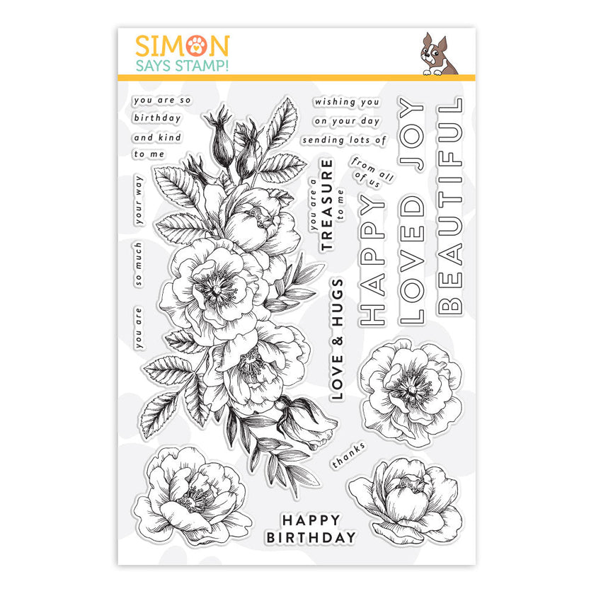 Simon Says Clear Stamps Beautiful Flowers sss101826 – Simon Says Stamp