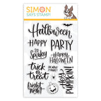 Simon Says Clear Stamps HANDLETTERED HALLOWEEN sss101873