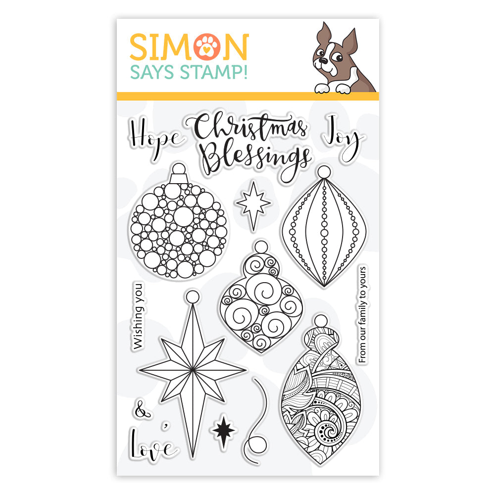 Simon Says Clear Stamps ORNATE ORNAMENTS sss101878