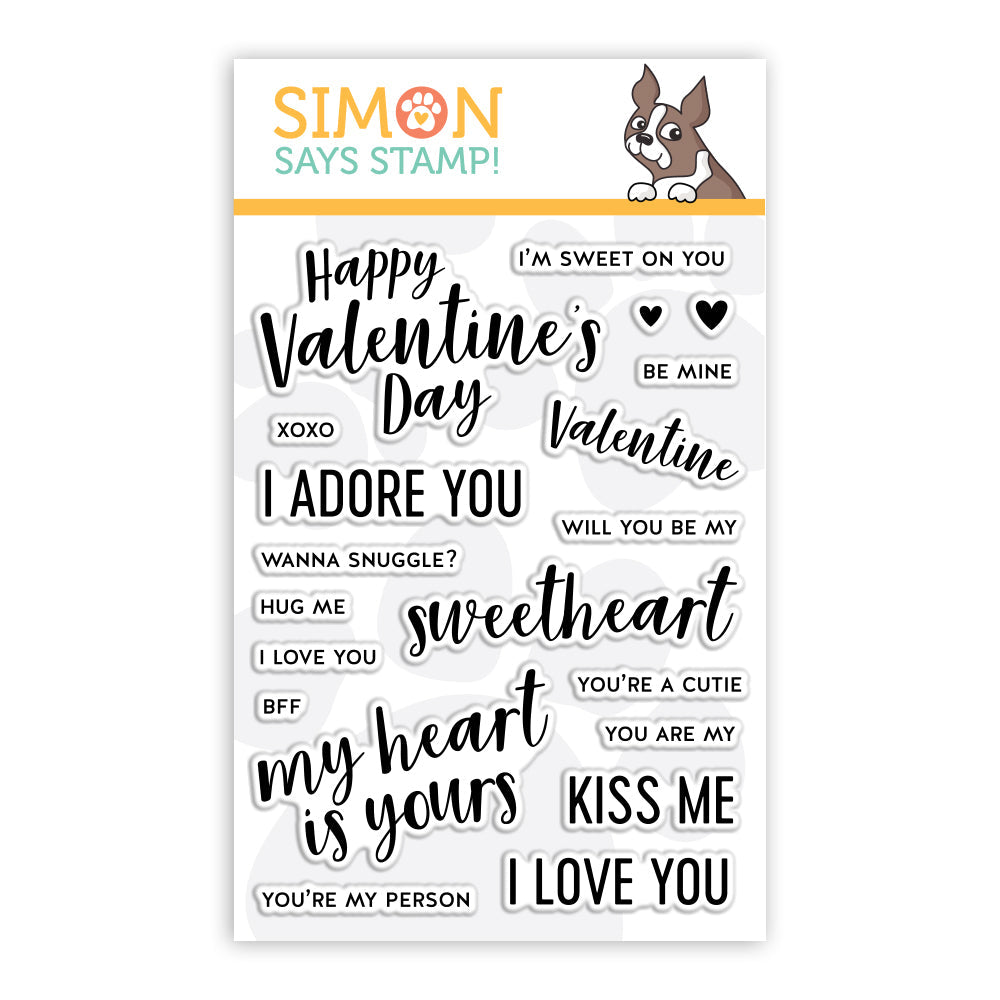Simon Says Clear Stamps LOVE NOTES sss101967