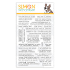 Simon Says Clear Stamps TINY WORDS ENCOURAGEMENT sss101972