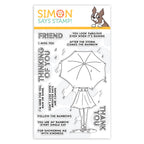Simon Says Clear Stamps FOLLOW THE RAINBOWS sss102110 *