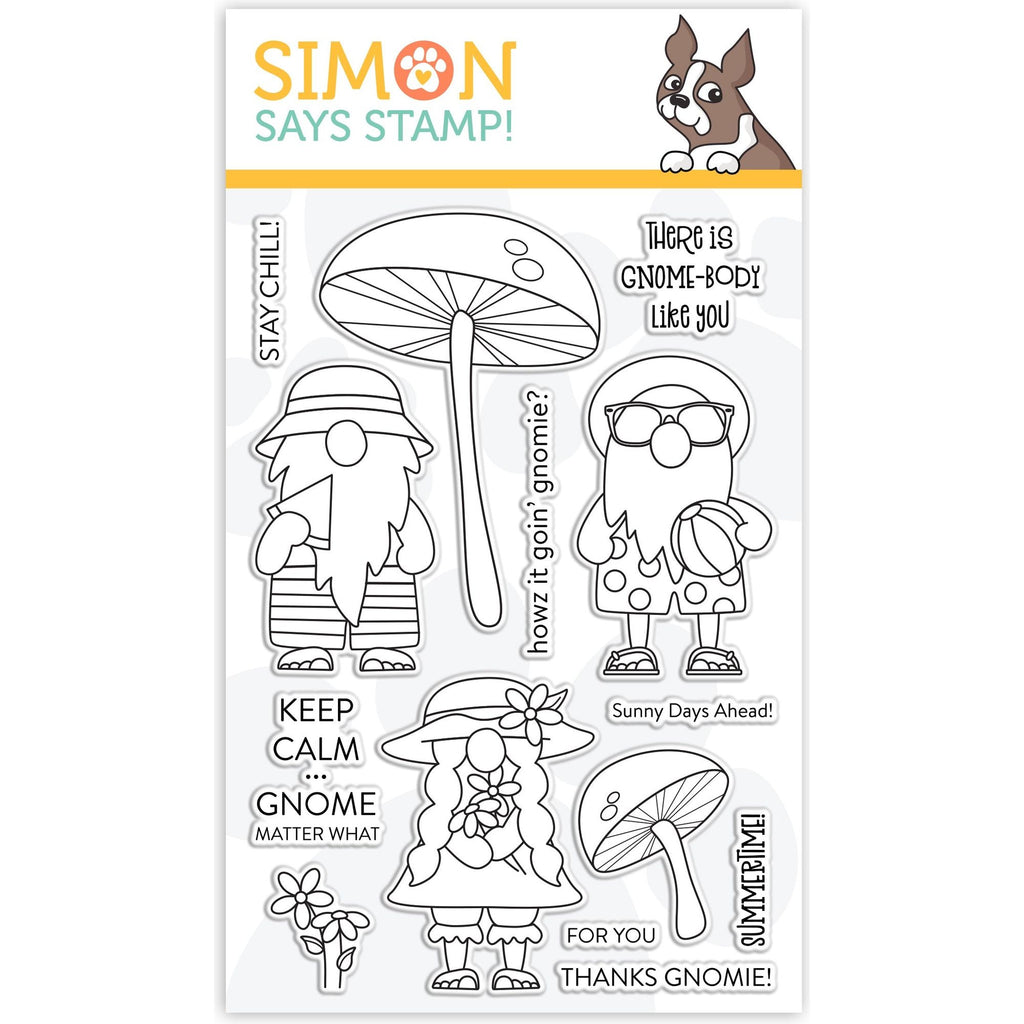 Simon Says Clear Stamps CHILLIN GNOMES sss102136 *