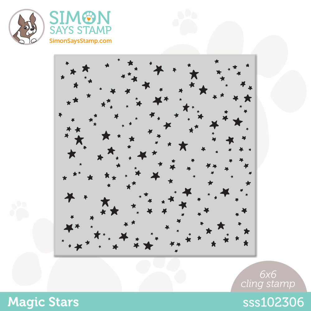 Simon Says Cling Stamp MAGIC STARS sss102306 *