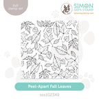Simon Says Clear Stamp PEEL APART LEAVES sss102349