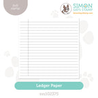 Simon Says Clear Stamp LEDGER PAPER sss102375