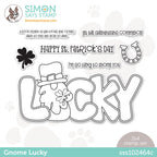 Simon Says Clear Stamps GNOME LUCKY sss102464c