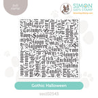 Simon Says Clear Stamp GOTHIC HALLOWEEN sss102543