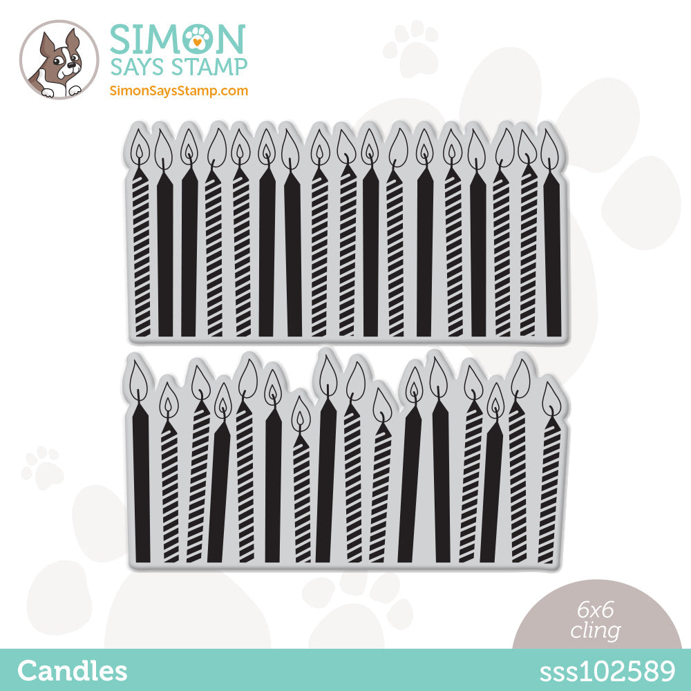 Simon Says Cling Stamp CANDLES sss102589 *