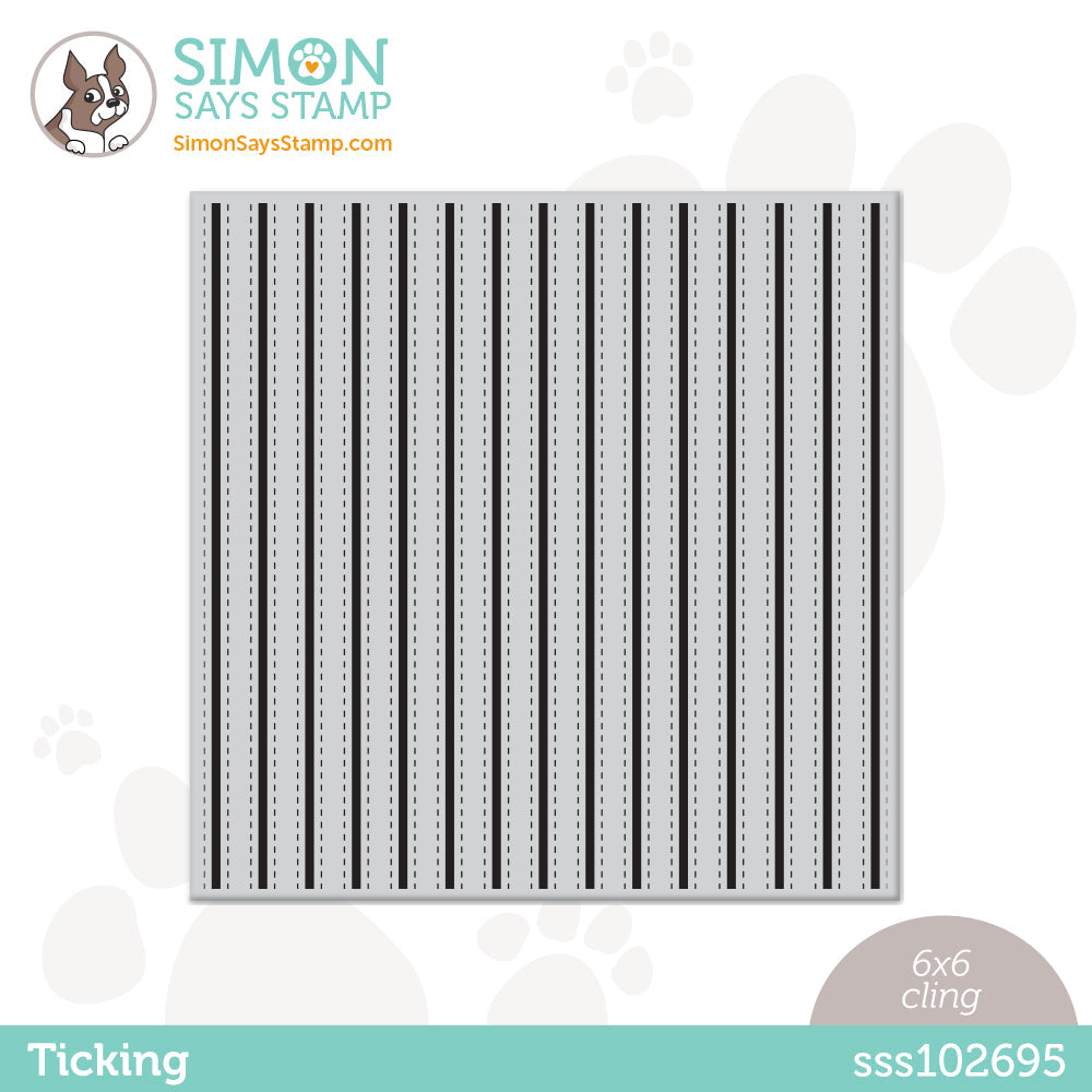 Simon Says Stamp Ticking Cling Stamp Simon Says Stamp Ticking Cling Stamp