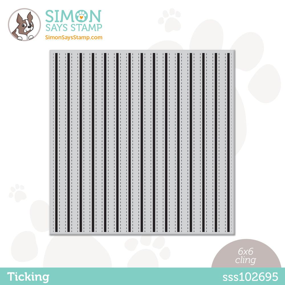 Simon Says Cling Stamp Ticking sss102695 Just A Note