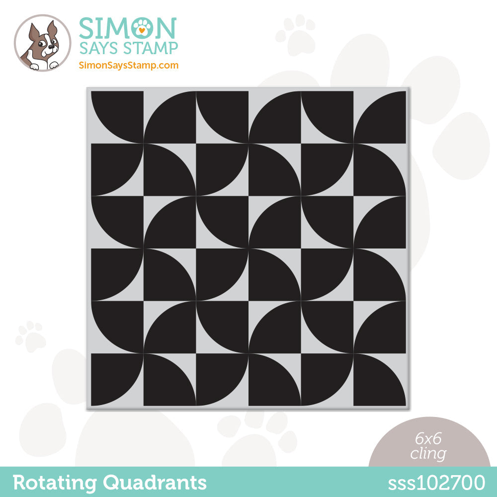 Simon Says Cling Stamp Rotating Quadrants sss102700 Out Of This World