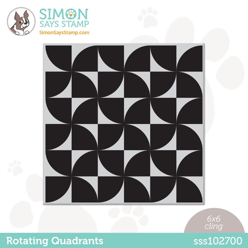 Simon Says Cling Stamp Rotating Quadrants sss102700 Out Of This World