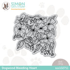 Simon Says Cling Stamp Dogwood Bleeding Heart sss102711 Out Of This World