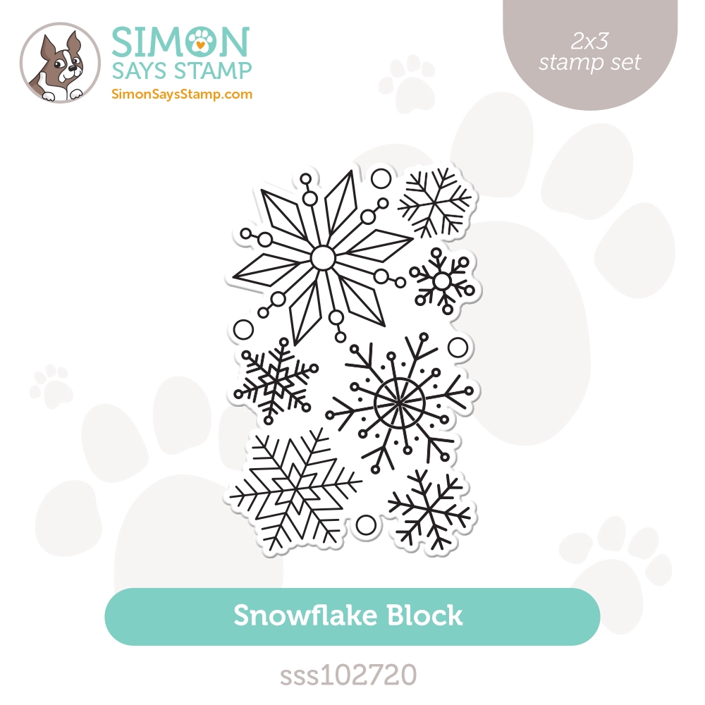 Simon Says Clear Stamp Snowflake Block sss102720